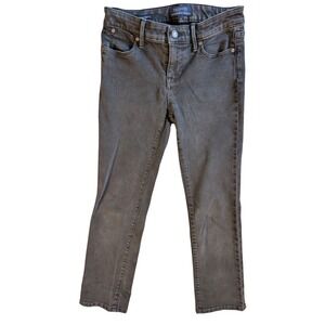 Talbots Women‎ Barely Boot Mid Rise Cotton Black Denim Jeans Size 2P